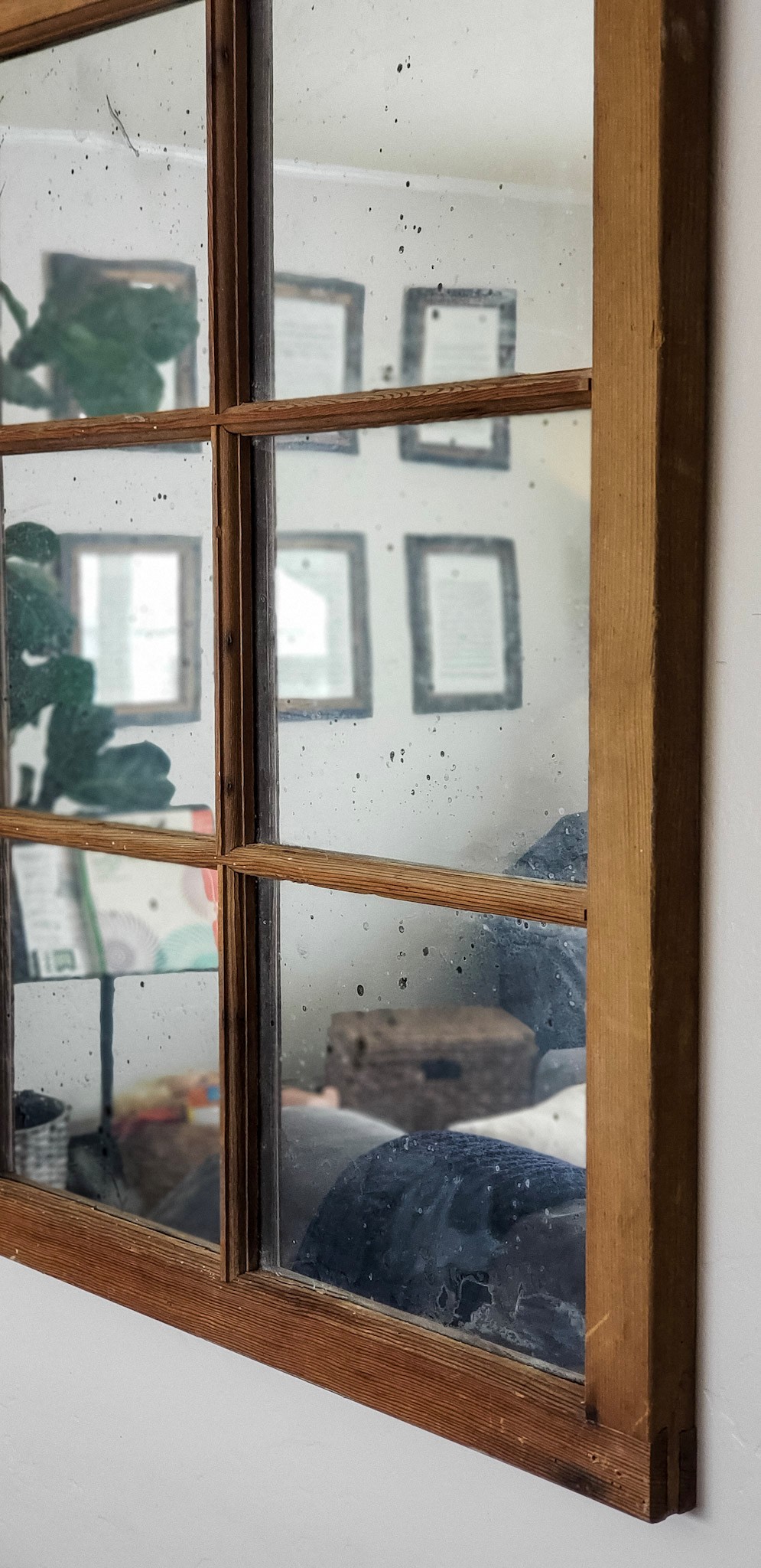 How to make a faux mercury glass mirror Tidy Mo