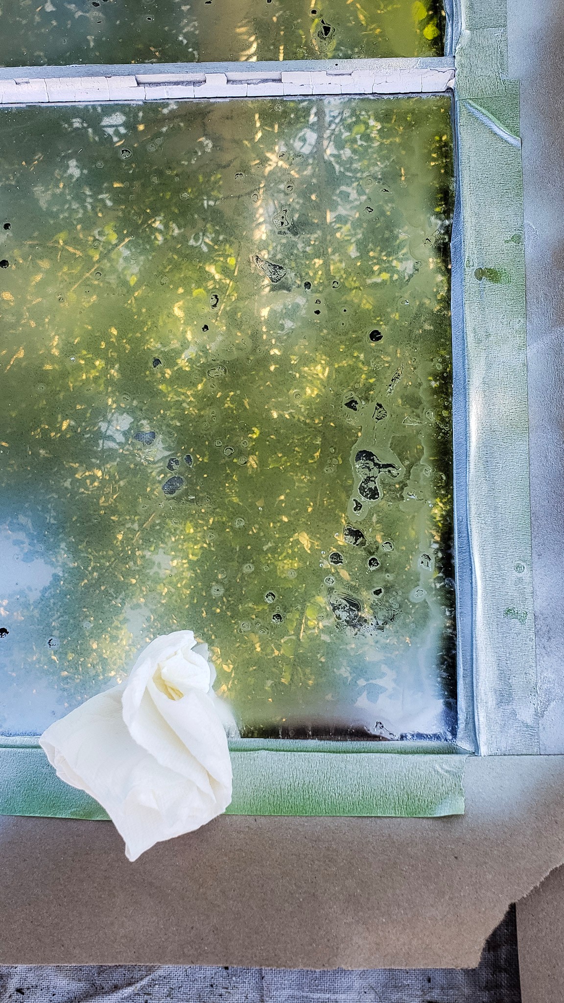 How to make a faux mercury glass mirror Tidy Mo