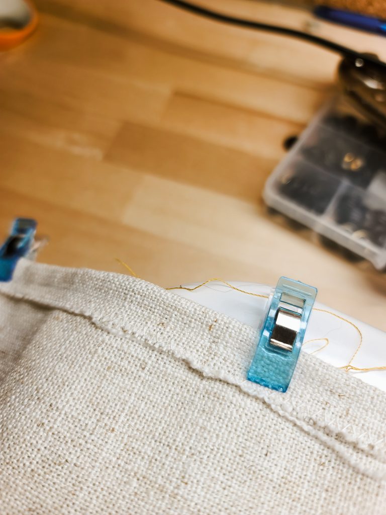 How to make roll-up curtains for a skoolie or RV - Tidy Mo